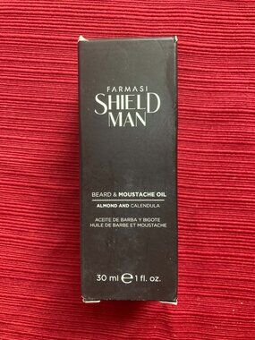 BNIB Farmasi Mens Beard and Mustache Oil Full Size 1fl oz